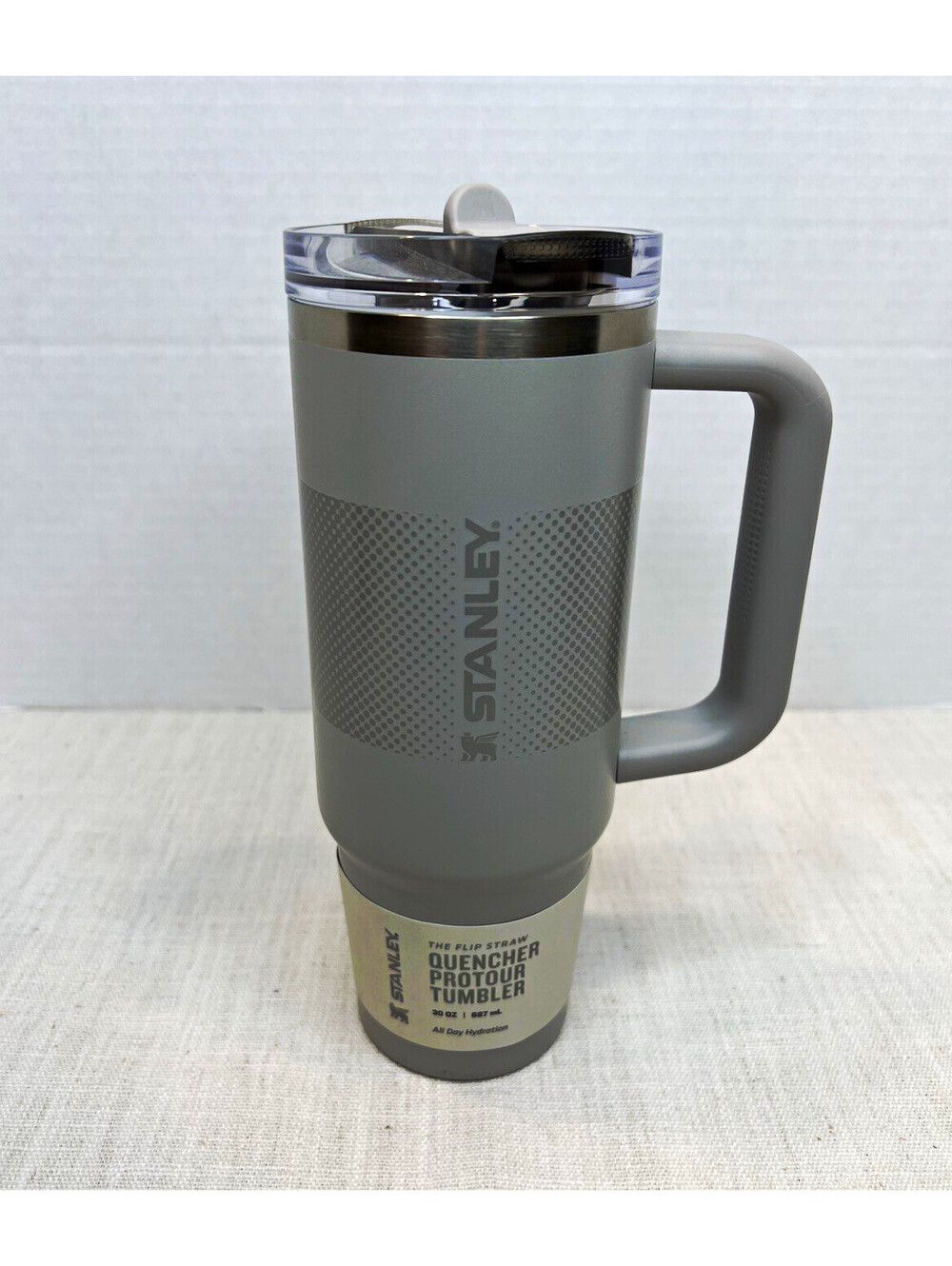 Stanley Flip Straw Quencher ProTour 30 oz Ash Fade Tumbler w/ Handle & Lid
